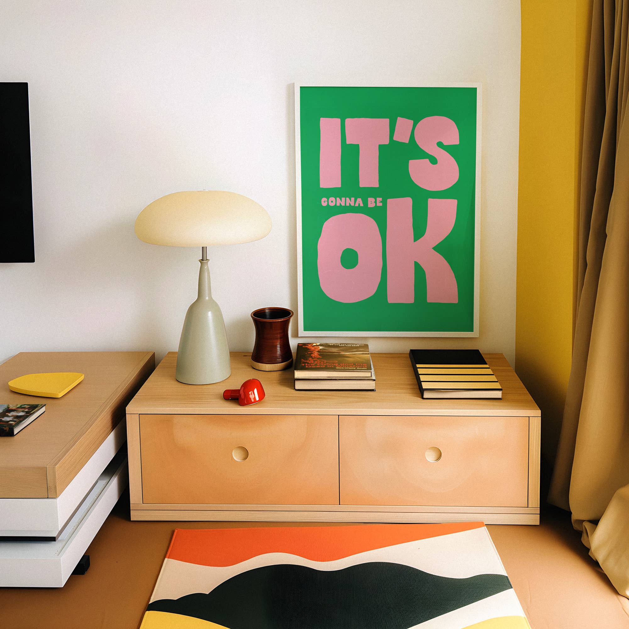 Kuku Studio - Wholesale Art Print - It's All Gonnna Be OK Print 1