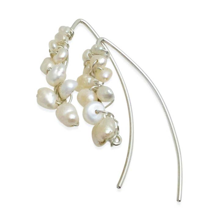 Zarte Cocoon Ohrringe - Ivory Pearls für den Großhandel von Delisch Jewelry & Accessories