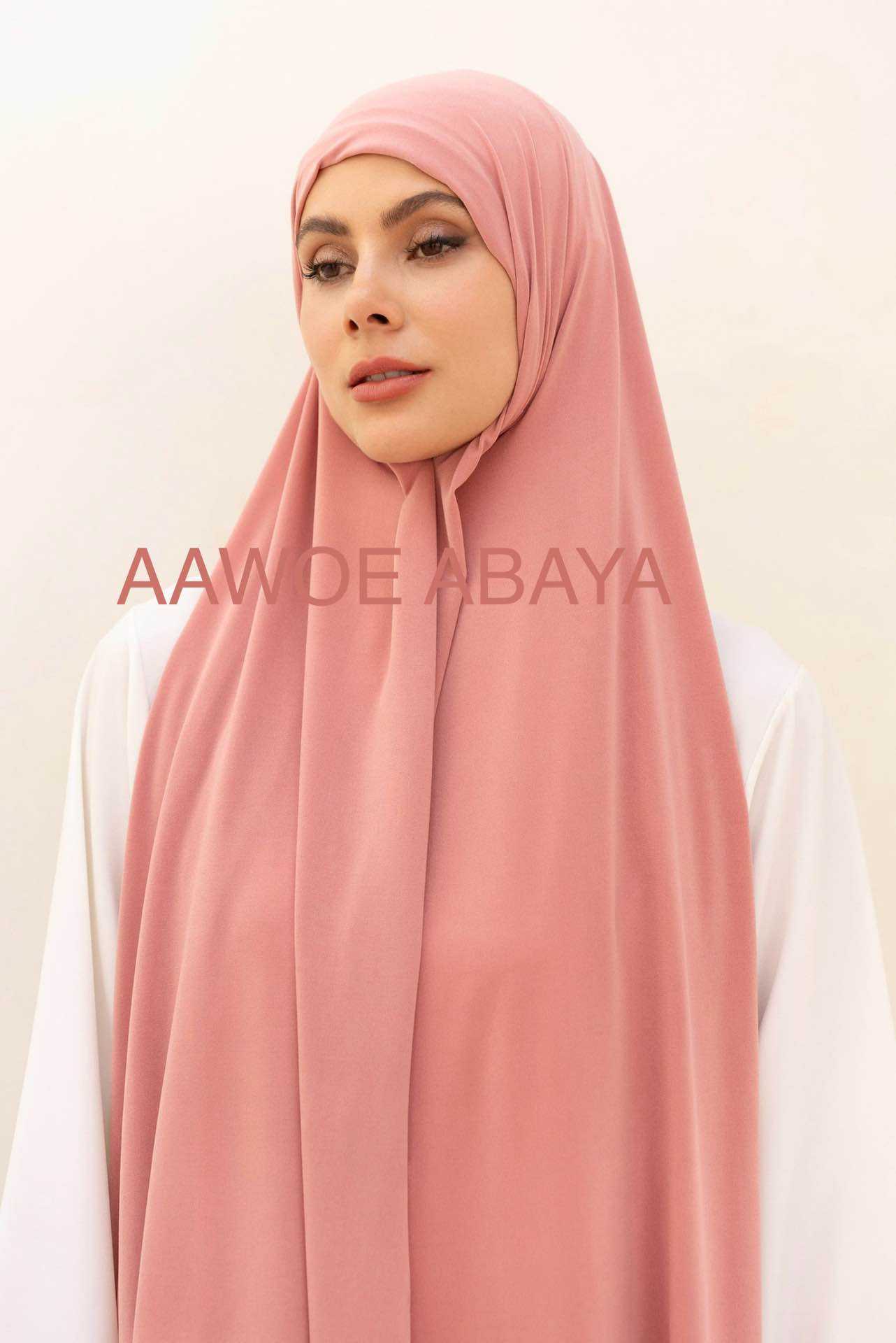Aawoe Abaya - Wholesale Hijab - Women's - Elegant Long-Sleeve Shawl - 2484-HIJ70