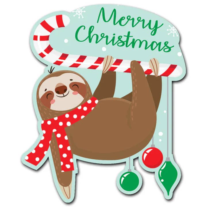 Merry Sloth Acrylic for wholesale by OUTSIDE THE BOX, LLC