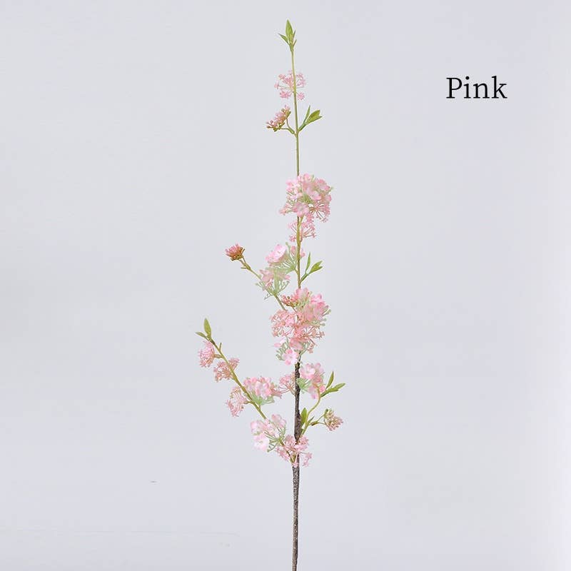 ACNITE(We cover U.S. import duties) - Vente Fleurs artificielles - Neige artificielle saule Fleur violette décoration maison/mariage0