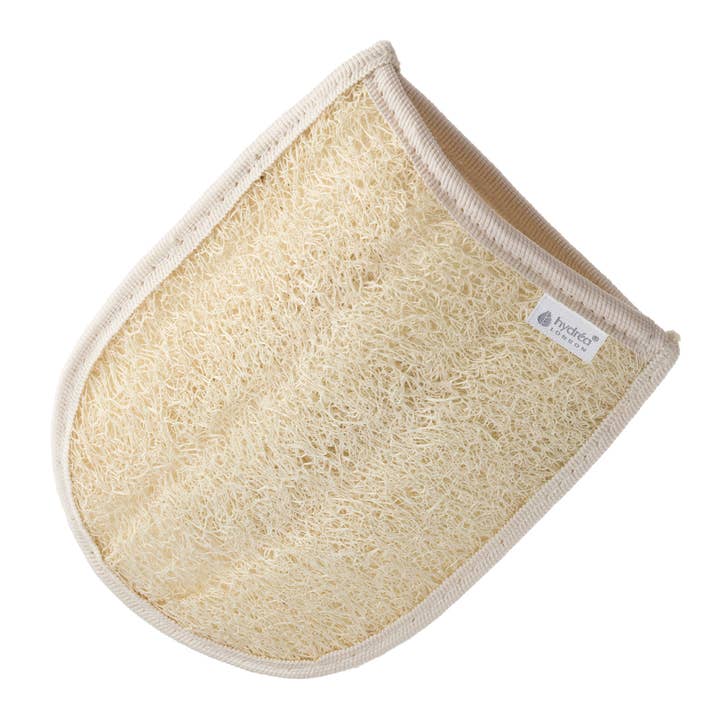 Biologische Egyptische loofah handschoen met zacht Egyptisch katoen voor wholesale door Hydréa London