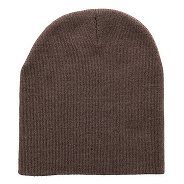 S & J Gift Inc - Vendita all'ingrosso Berretto - Donna - BERRETTO CORTO SEMPLICE 8" - CAPPELLO CLASSICO IN MAGLIA ACRILICA | TAGLIA UNICA0
