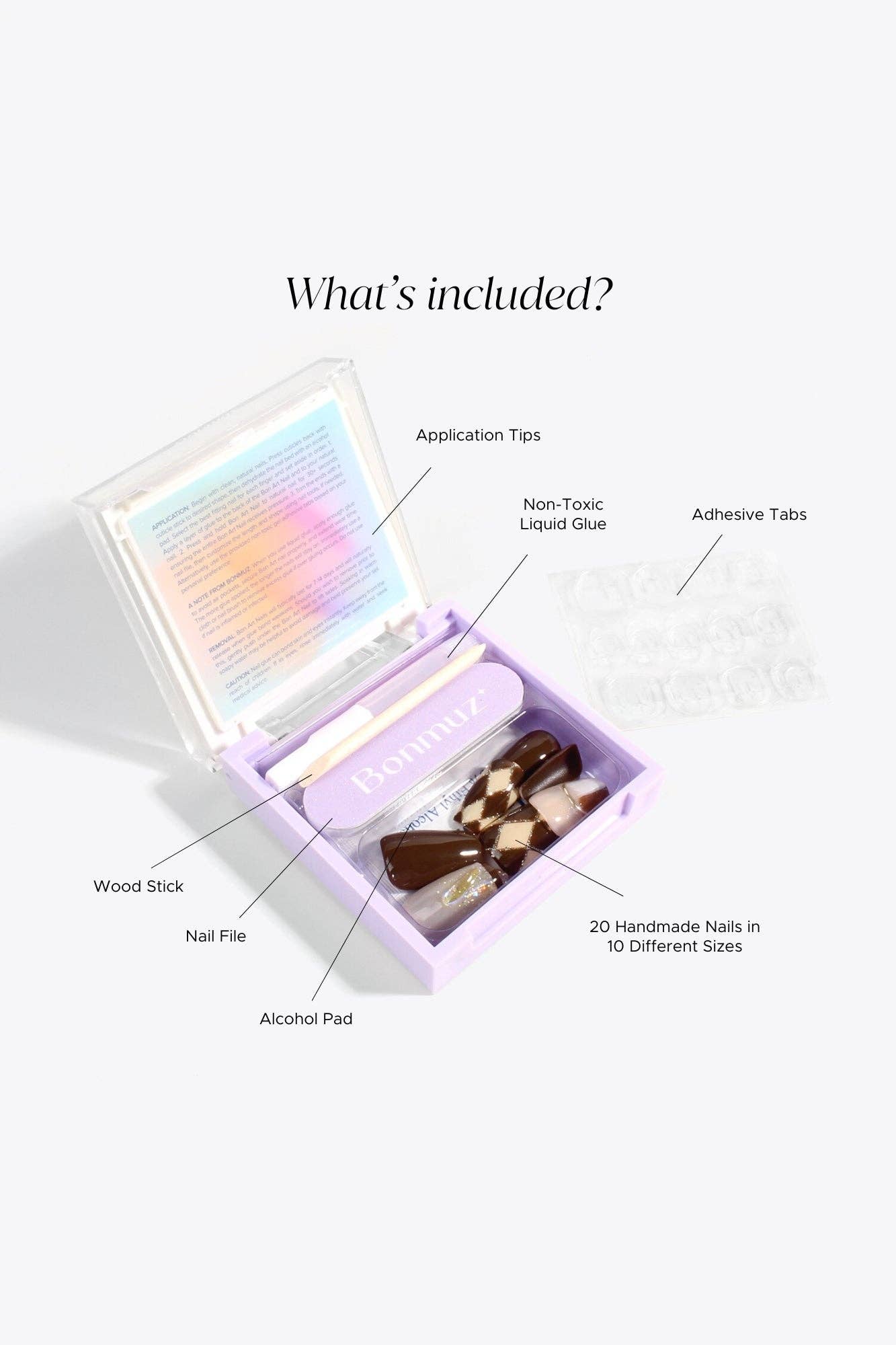 VIAI Beauty - Wholesale Press-On/Fake Nails - Monochrome Eclipse | Pro Handmade Gel Nails5