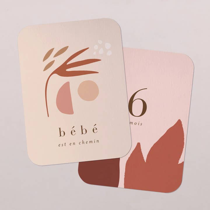 Babybump stage cards - Arty for wholesale by Cotton Bird