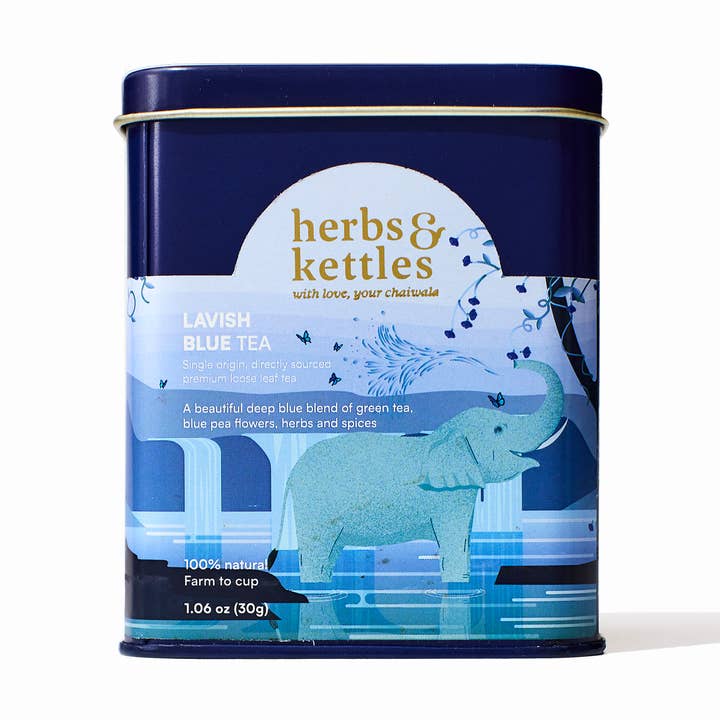 Lavish Blue Tea for wholesale by Herbs & Kettles