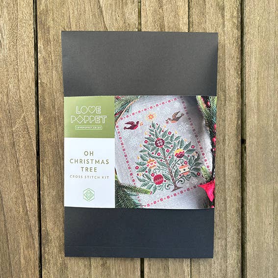 Love Poppet – wholesale Embroidery/cross-stitch supplies – Oh Christmas Tree - Cross Stitch Kit2