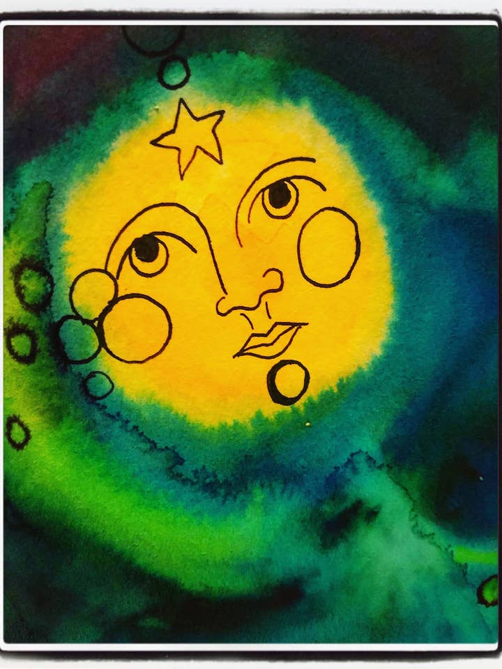 Playing With the Moon Velvet Fine Art Print for wholesale by Shop Love Live Give