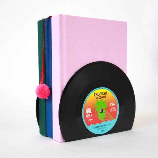 Gift Republic - Wholesale Bookend - Retro Vinyl Bookends1