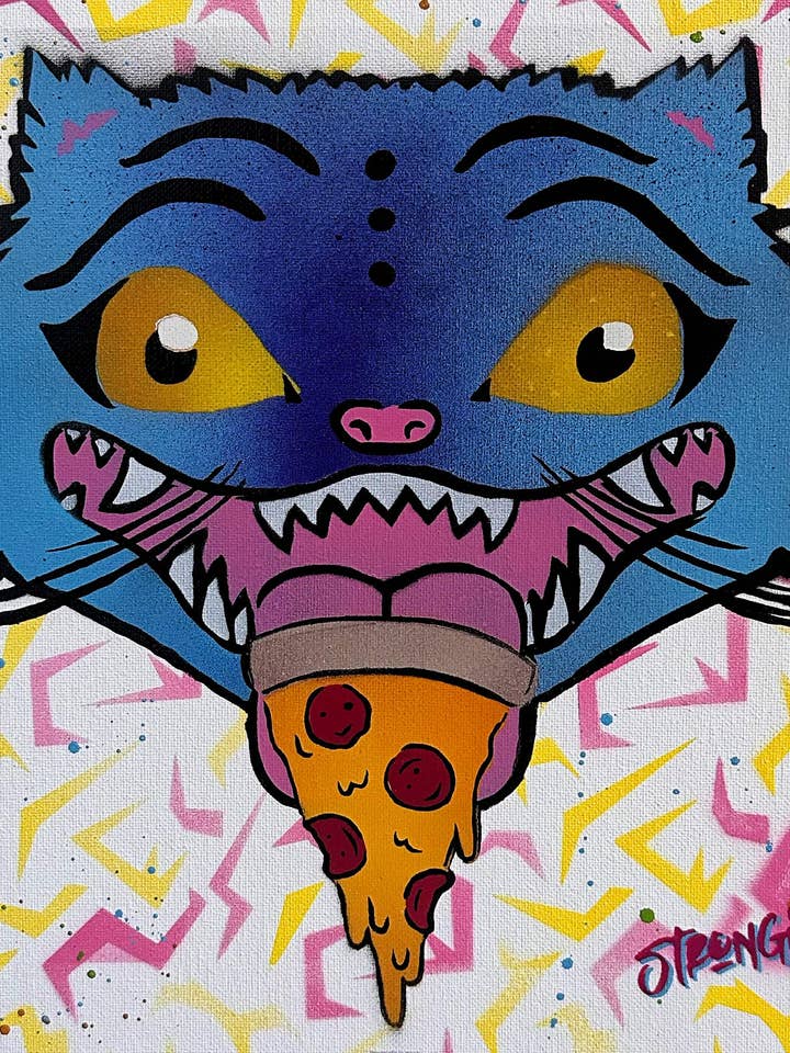 Home Decor, Wall Art, Fun Gift - "Derperoni" for wholesale by Art For Dudes