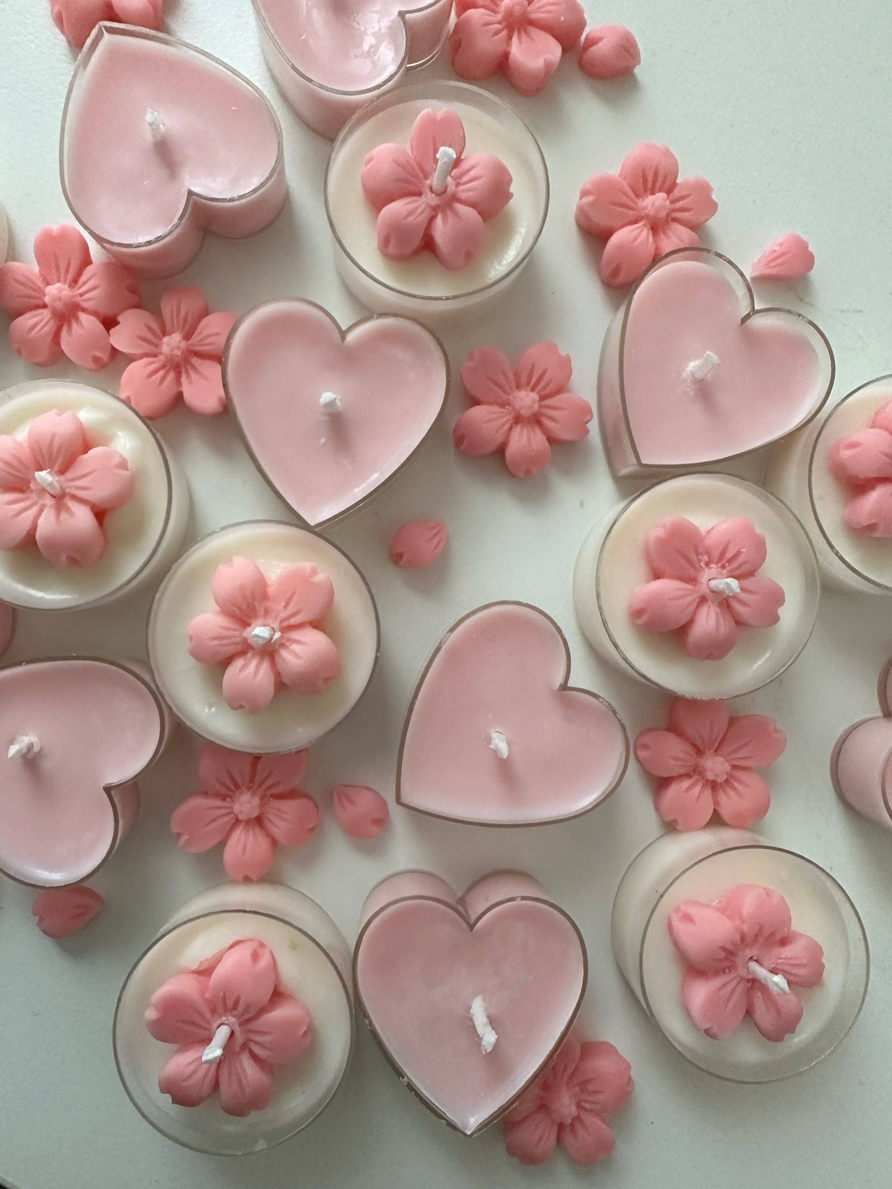 Light Love Candle Company - Wholesale Tea Light Candles - Cherry Blossom Tea Lights2