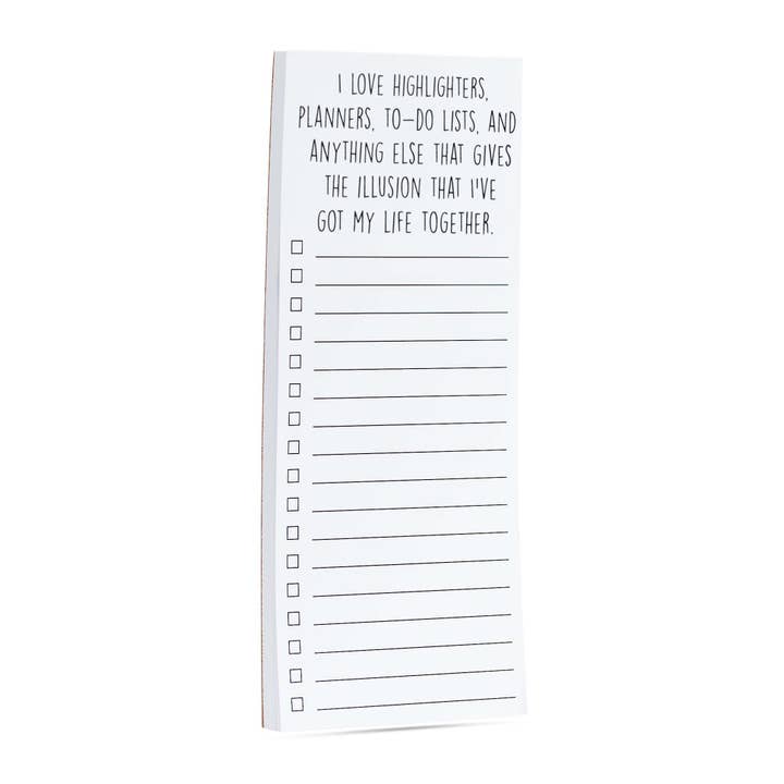 ellembee gift - Wholesale Notepad - I love highlighters and planner funny printed to do list pad