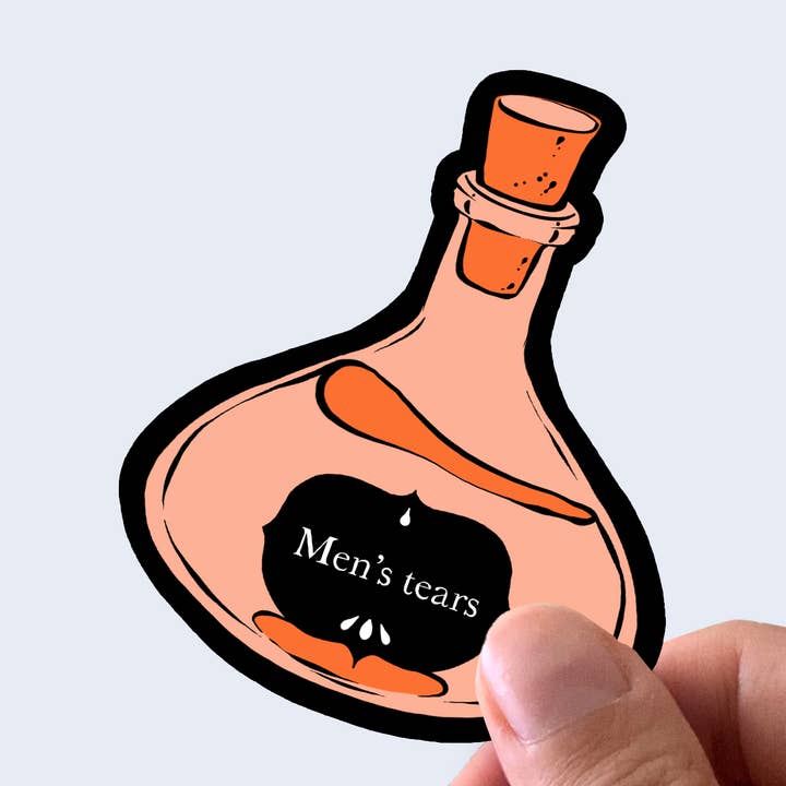 Mäns tårar, Halloween klistermärke, Witchy Halloween klistermärke för wholesale av Creative Goodie