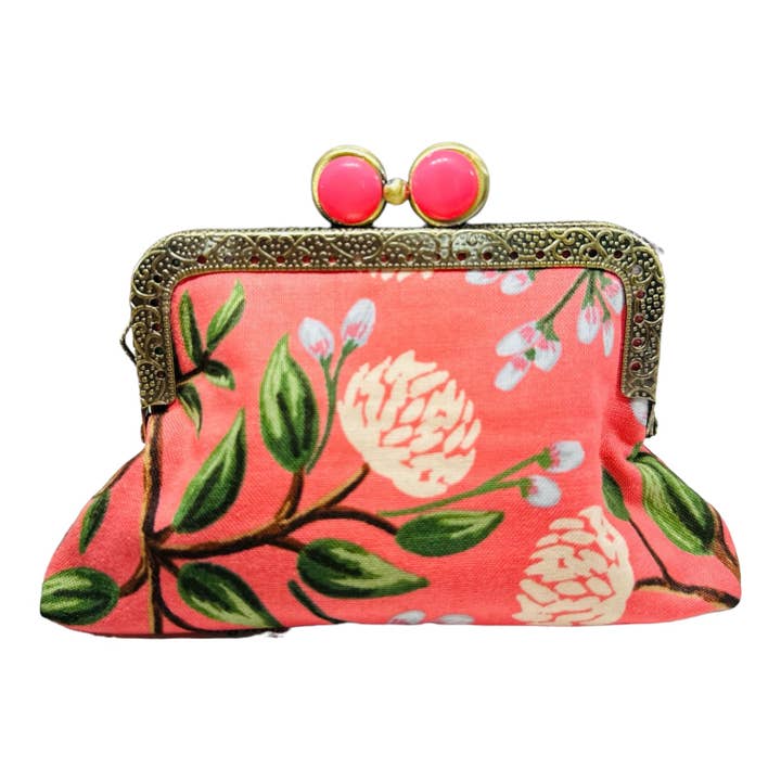 Kiki & Syds - Wholesale Clutch Bag - Women's - Kiki & Syds ON THE GO Credit Card Clutch - PEONY Sorbet 6