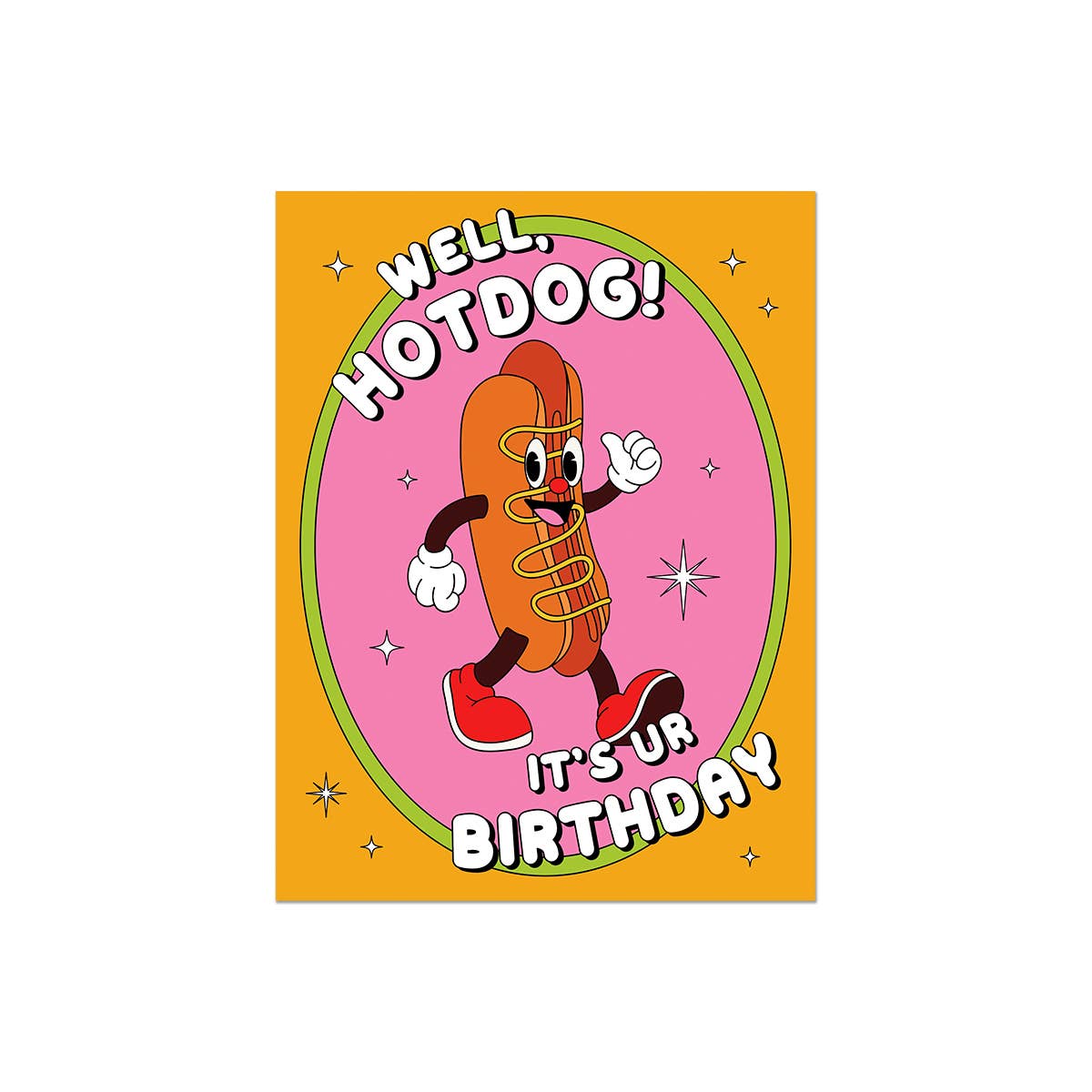 Party Mountain Paper co. - Wholesale Birthday Card - Hotdog! Birthday | Birthday Card2