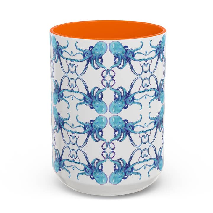 Canecas de Cerâmica Bicolor com Polvo - 325 ml & 443 ml por atacado de Blue Cava