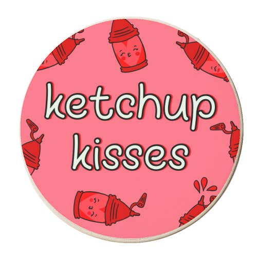 ART WOW - Wholesale Coasters - Coasters 'Ketchup Kisses | Tomato Sauce2