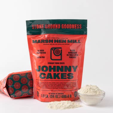 Marsh Hen Mill - Wholesale Cornmeal - Johnny Cake Mix 1.5 lb (12 Pack Case)