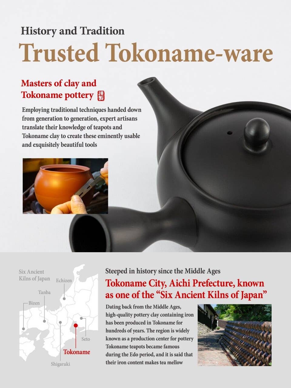 TOKYO MATCHA SELECTION - Venta al por mayor Teteras - Tetera Kyusu con Infusor de Cerámica Tokoname Japonesa hecha a mano6