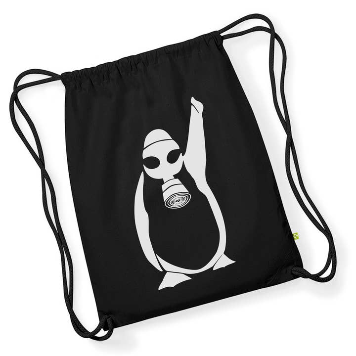 Pingvin Gymsac for engroshandel hos Meeplings | Handmade in Berlin