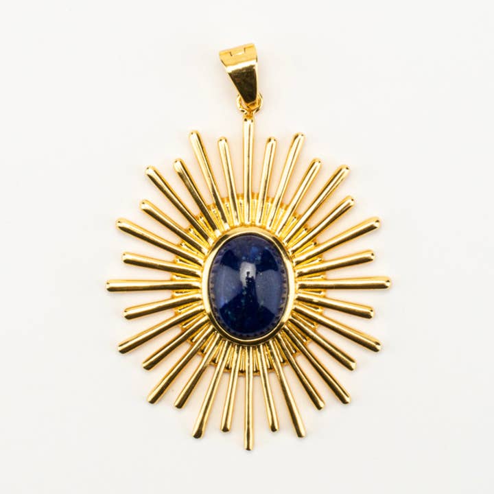 Stella Pendant - Lapis for wholesale by Addison Weeks
