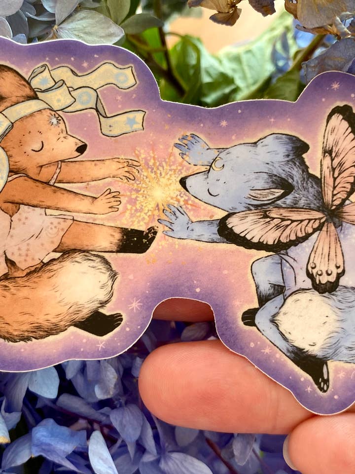 Fairy Fox Sticker for wholesale by Marika Paz Illustration