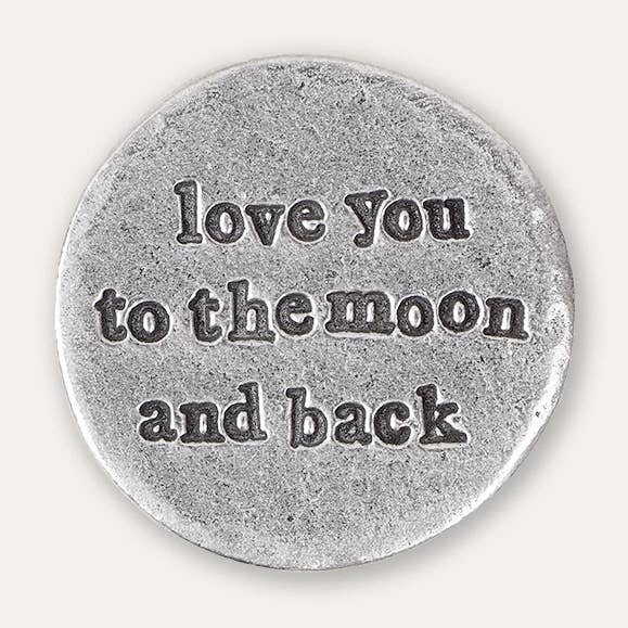 Kutuu – Großhandel Sammelmünze – 'Münztoken "Ich liebe dich bis zum Mond und zurück"'0