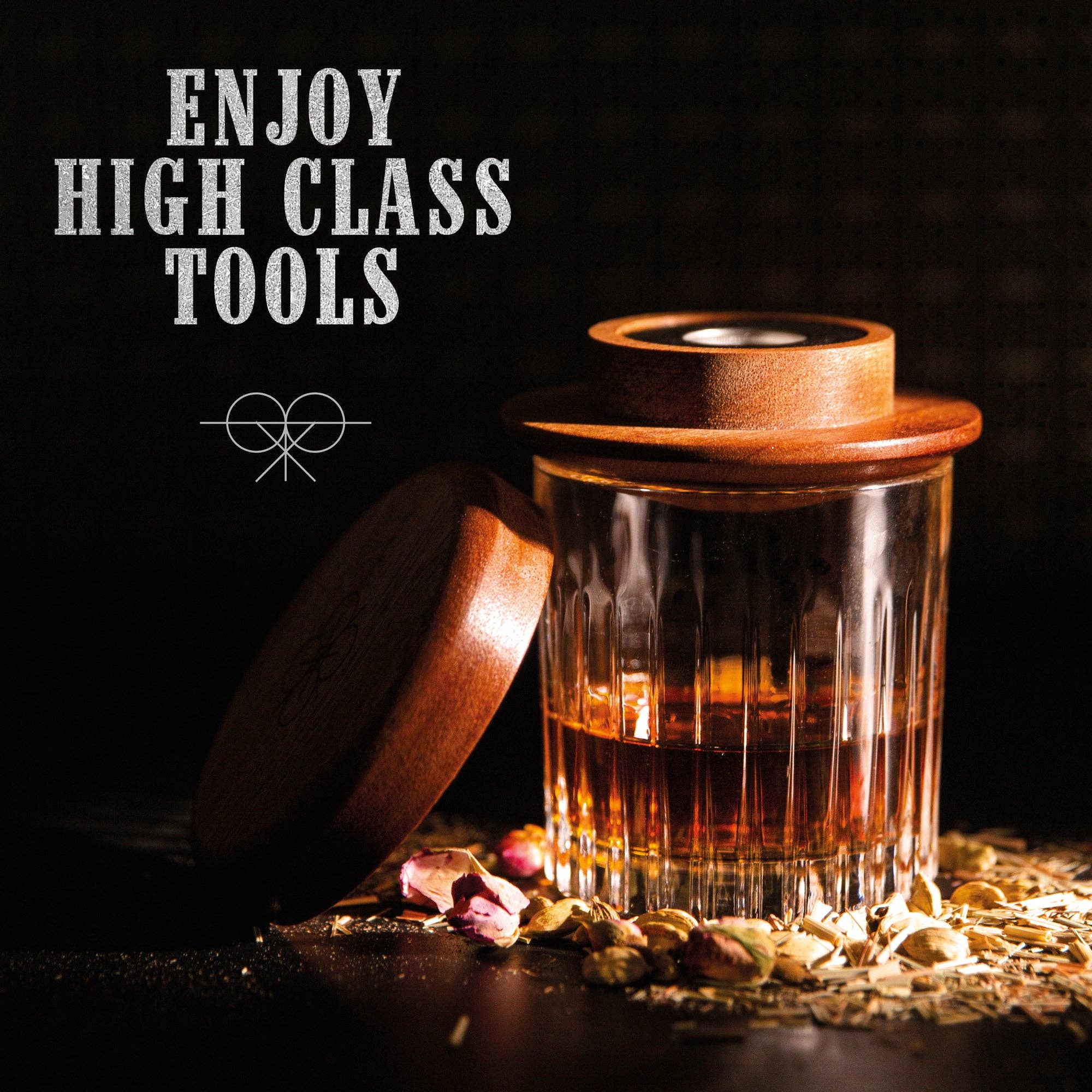 Craftly - Venta al por mayor Kit para preparar bebidas - Whiskey Smoker Kit: set para ahumar whisky y bourbon DIY | Infusion mit reichhaltigen Raucharomen | Geschenk für Whisky-Liebhaber und Hobby-Barkeeper2
