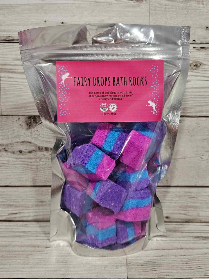 Fairy Drops Bath Bomb Rocks for wholesale by The Soap Sisters
