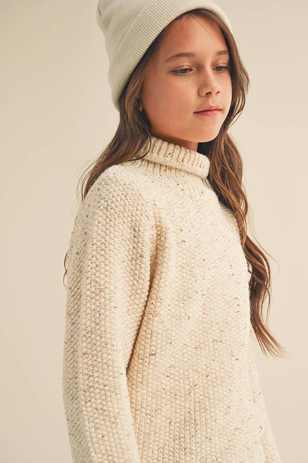 heart and arrow – wholesale Knitted jumper – Kids – LONG LINED TURTLE NECK SWEATER K15829 (7-12 S-XL)2