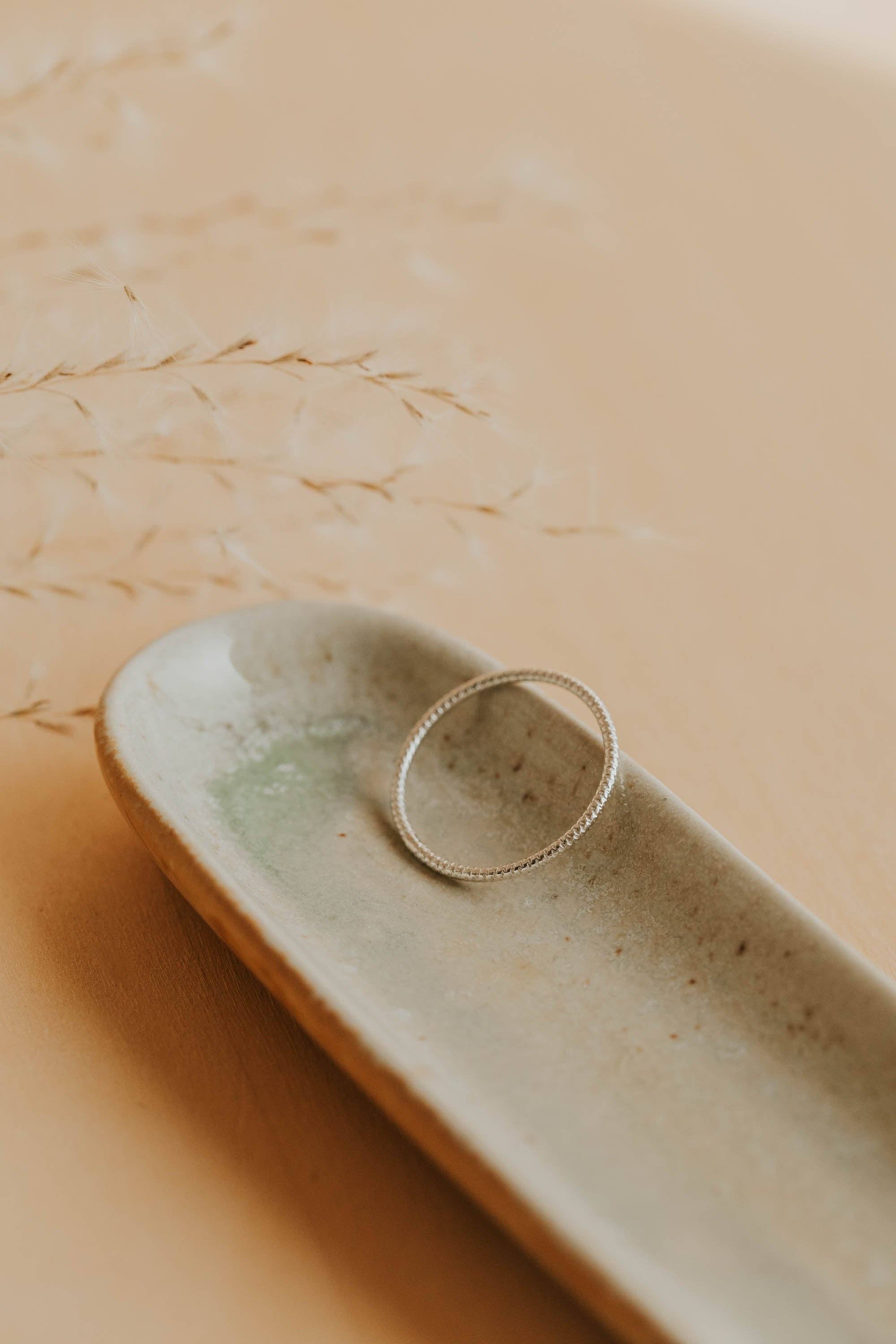 Hello Adorn – wholesale Band/stacked ring – Moonlight Band  | 14kt Gold Fill + Sterling Silver4