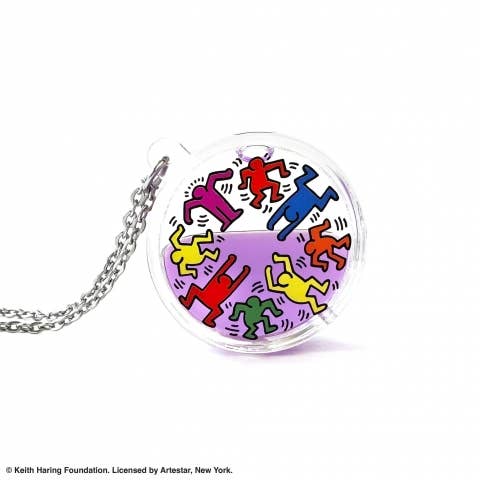 Disburst - Wholesale Pendant/Charm Necklace - Keith Haring x ONCH - Dancing Men Necklace0