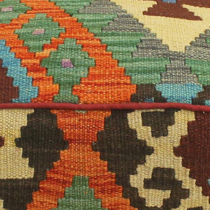 Arshs Fine Rugs - Wholesale Pouf - Urban Alyson Handmade Kilim Upholstered Ottoman7