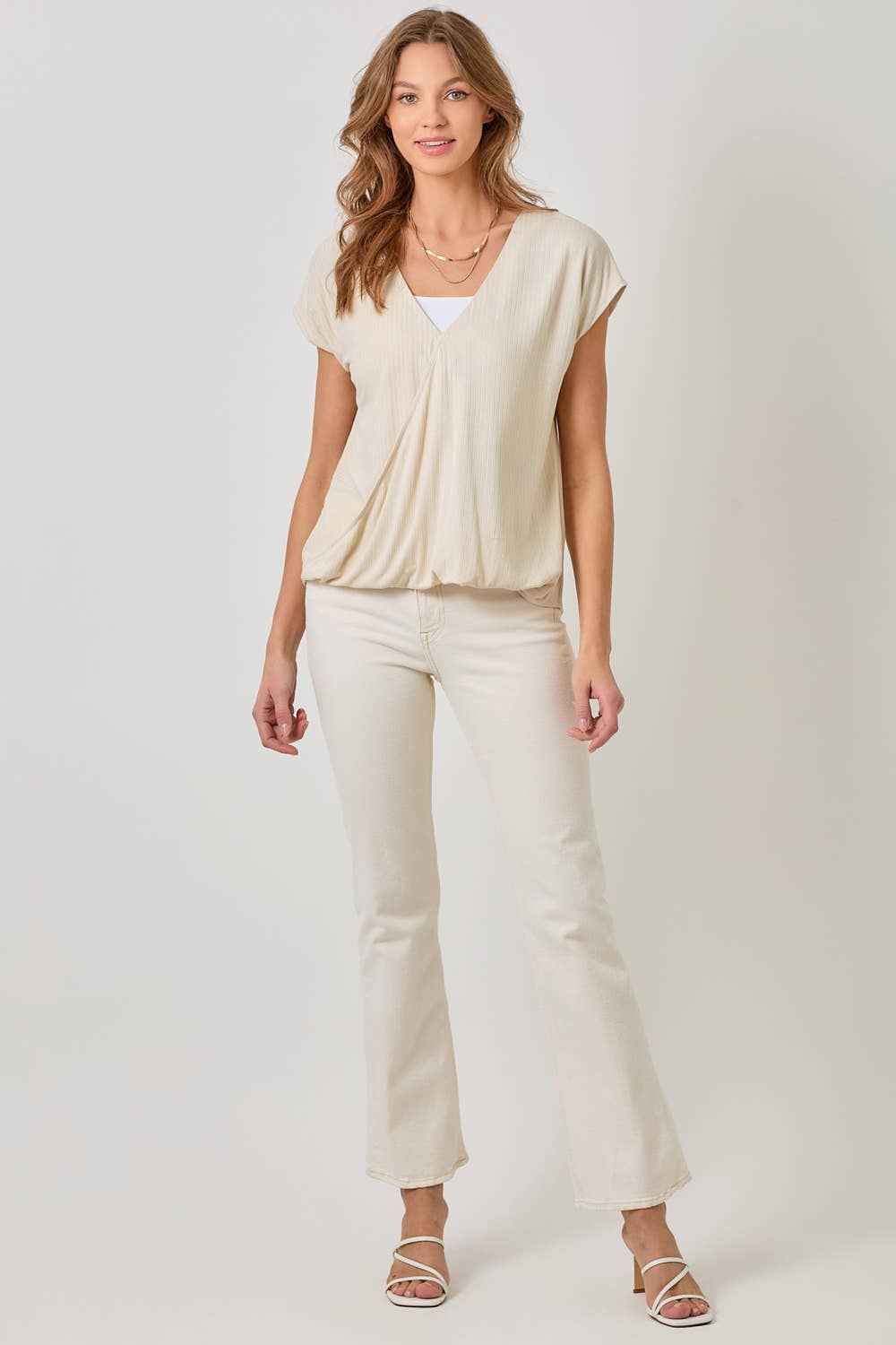 Mystree - Wholesale Knit Top - Women's - 60952 Surplice Neck Top12