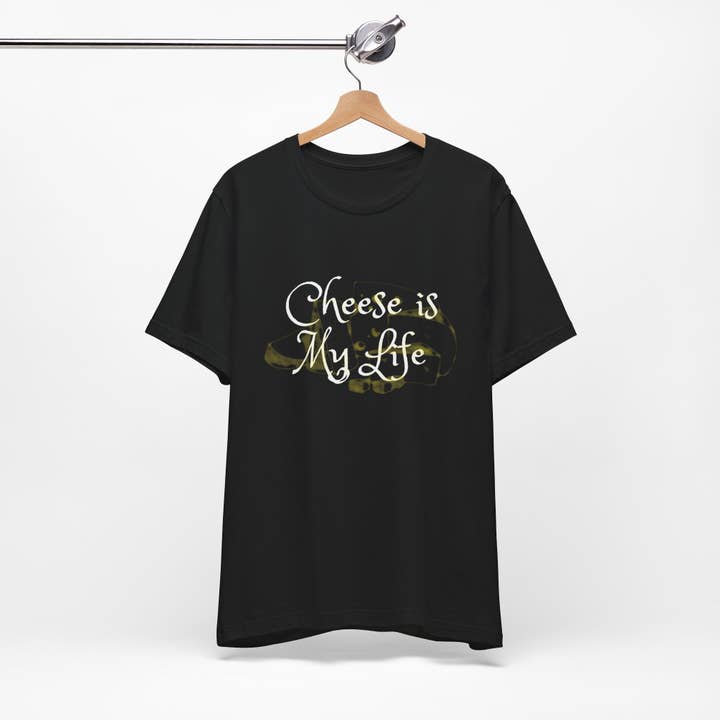 Camiseta de manga corta Cheese is My Life para venta al por mayor de Pkleman Clothing & More