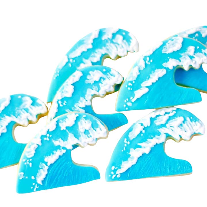 Wave Cookies for wholesale by Sweet Sanctions LLC