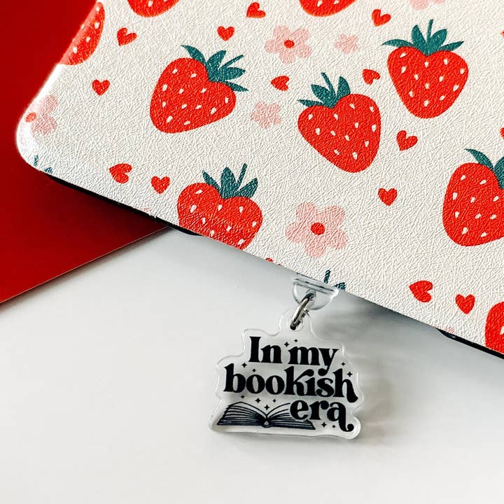 In My Bookish Era Acrylic e-Reader Charm and Dust Plug for wholesale by Market by Mari