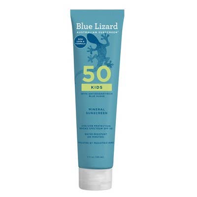 Blauwe Hagedis Kinderen Minerale Zonnebrandlotion SPF 50 148 ml - Onvolmaakte Verpakking voor wholesale door This is Beauty