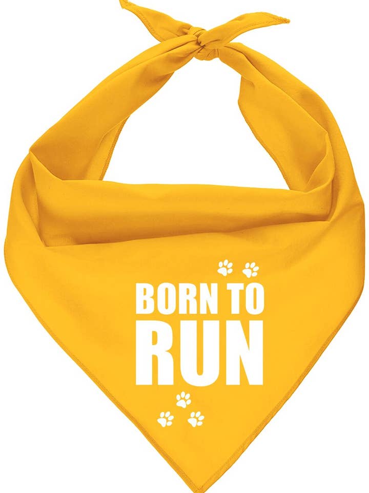 Born to Run Bandana – Stilvolles Haustierzubehör für Hunde für den Großhandel von Parisian Pet®