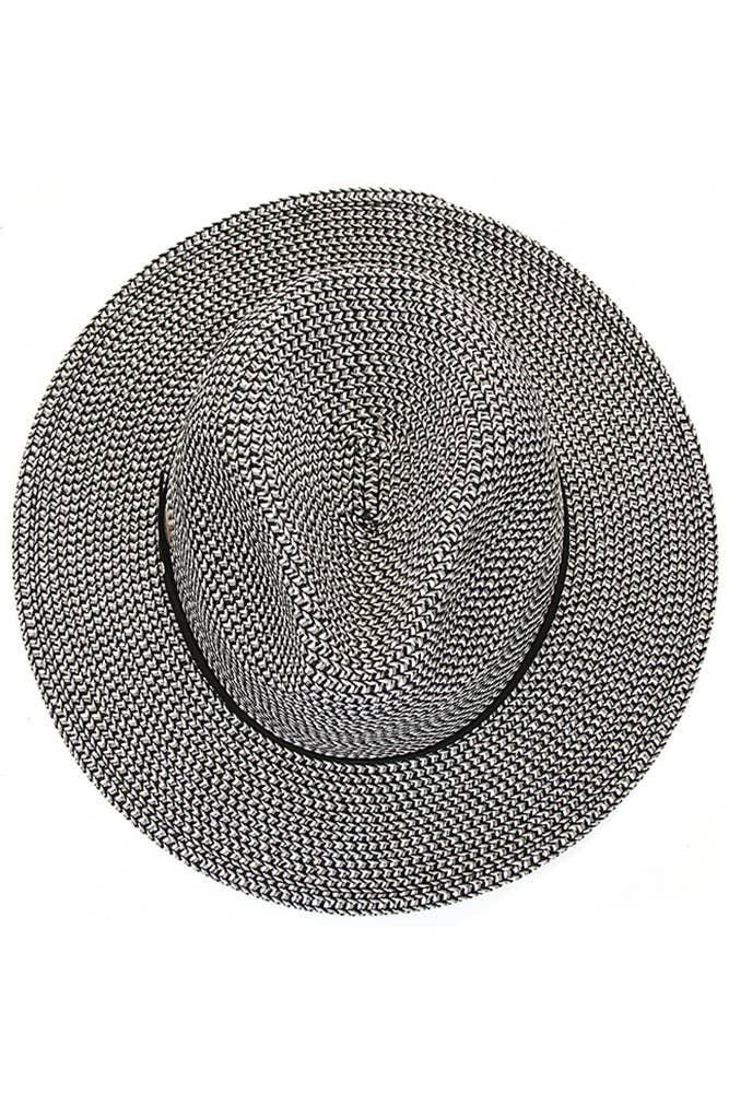 Hana - Wholesale Straw Hat - Women's - C.C Suede Band Trim Panama Sun Hat10