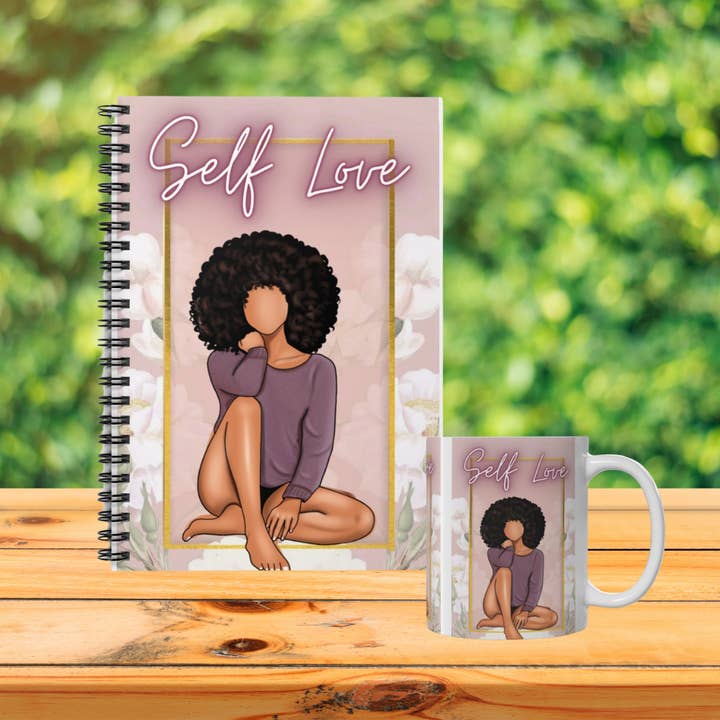 Self Love (PL) Journal and Mug Set for wholesale by R & C Designs