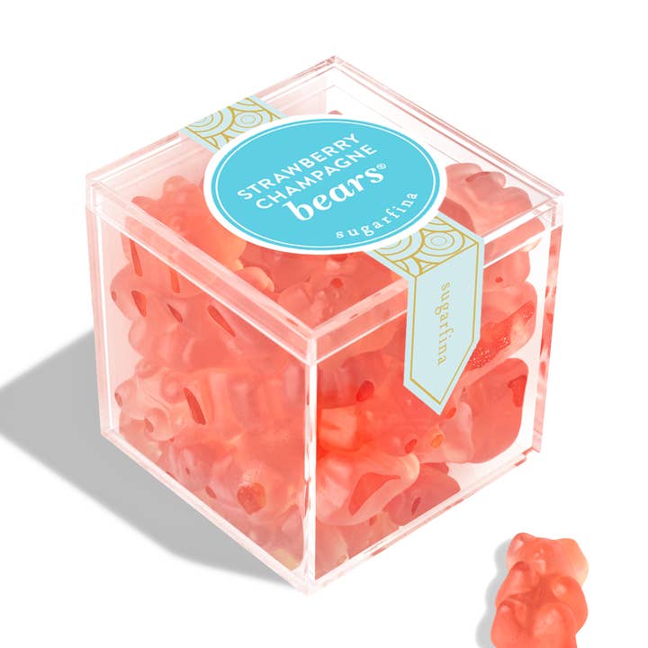 Strawberry Champagne Bears - Small for wholesale by Sugarfina