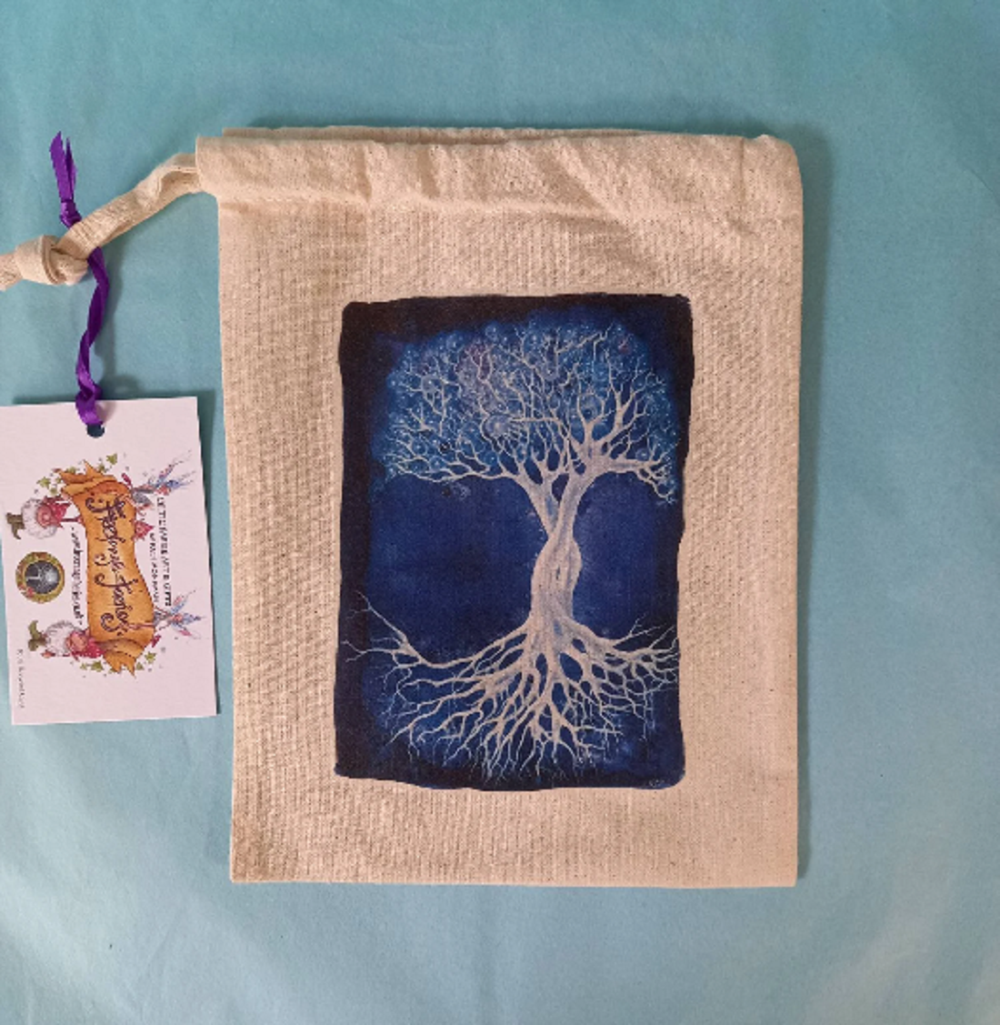 FreeRangeFaeries - Wholesale Pouch - Women's - Amethyst Tree Tarot Pouch1