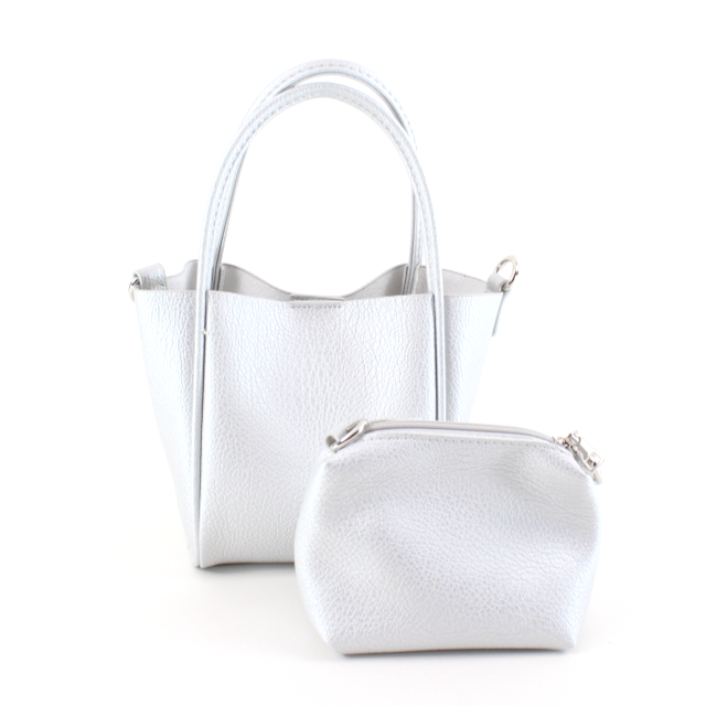 Pretty Persuasions - Wholesale Tote Bag - Women's - P25014 Small Tote/Crossbody Bag w/Cosmetic Pouch5