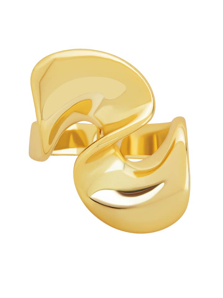 Lorraine Twisted Fan Statement Ring for wholesale by Sterling Forever