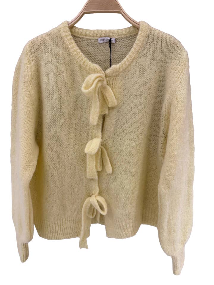 Cárdigan de punto con lazo de lana Mohair - Orice para venta al por mayor de Orice