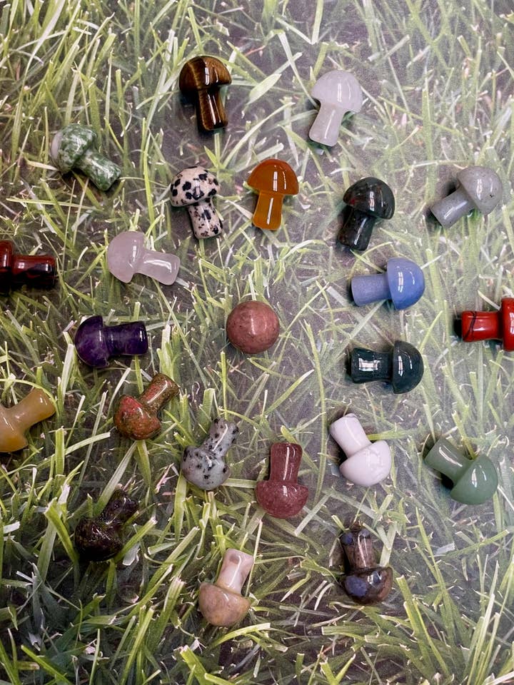 Crystal Mushrooms for wholesale by Vampire Unicorns