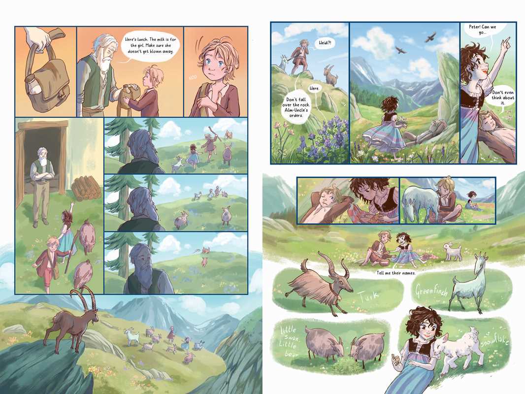 Simon & Schuster - Wholesale Graphic Novel - Graphic Novel Classics: The Secret Garden, Anne of Green Gables, and Heidi by Mariah  Marsden8