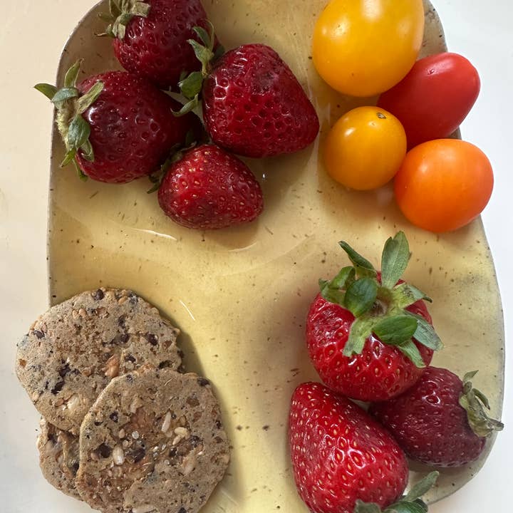 unit65 - Wholesale Nut & Olive Boat Dish - Ceramic Snack Plate (Four Wells)13