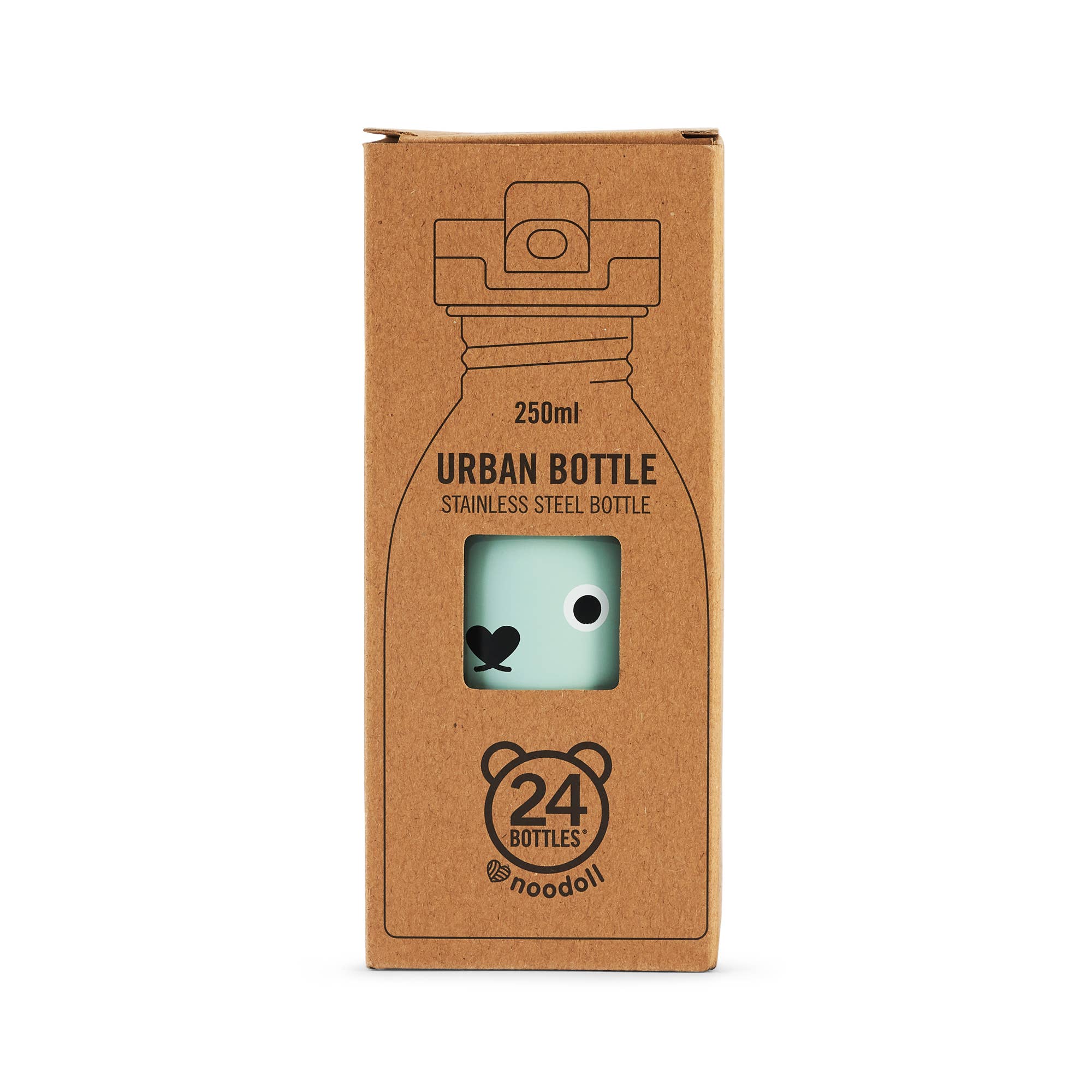 Noodoll - Wholesale Water Bottle - Stainless Steel Water Bottle - Ricepudding Bear-Blue-US only5